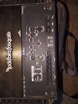 Rockford fosgate punch amp