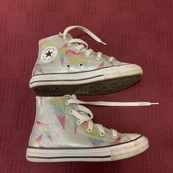 Converse Chuck Taylor All Star Prism Glitter Little Kids High Top SIZE 1Y
