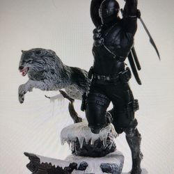 Snake Eyes With Timber PVC Statue Diamond Select Gallery Statue Gi Joe