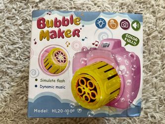 Bubble Maker Camera Toy