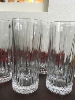 Crystal Highball Tumblers Glasses 12