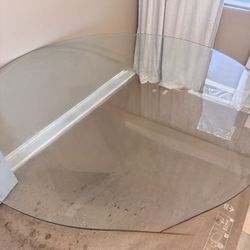 Round Glass Table Top