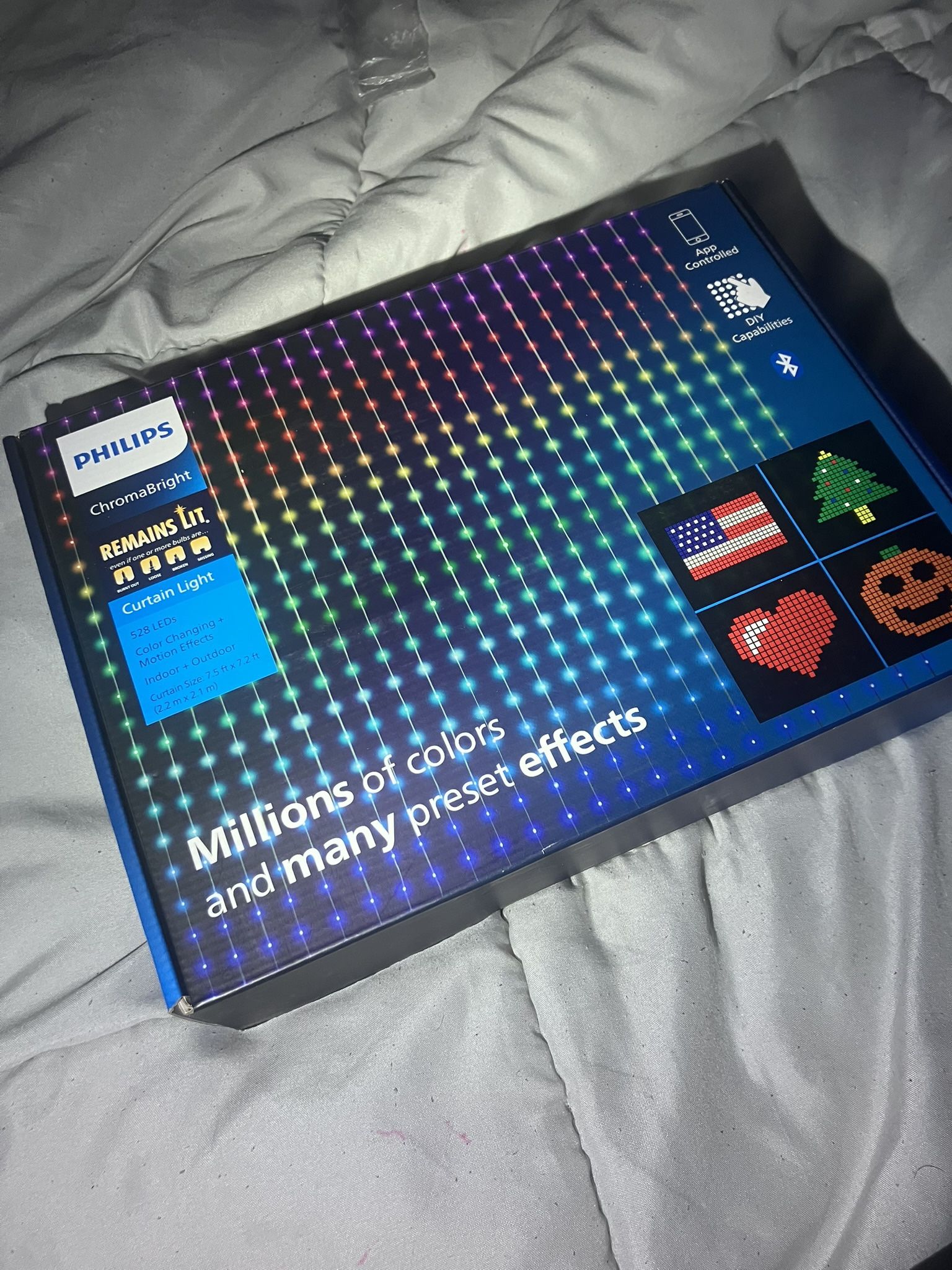 Philip’s ChromaBright LED Curtain Light