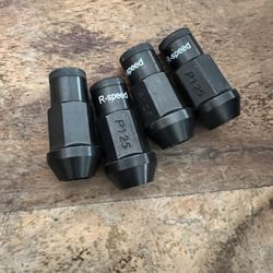 Kit Of 38 Racing R Speed Lug Light Weight Nuts P125 Tire Wheel Rim Nuts