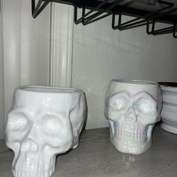 White Plant Pots - $4 Each 