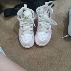 Pink Air Jordan 1's