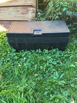 Black truck or deck box