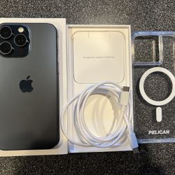 Unlocked Apple iPhone 15 Pro Max 100% battery life like new 6.7”