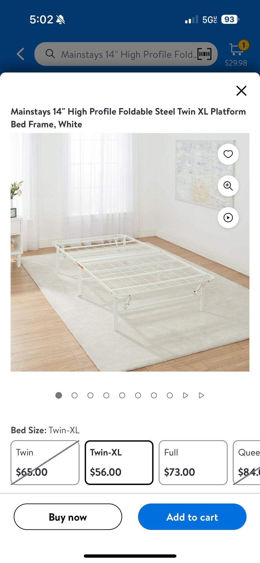 Brand New Twin XL Bed Frame