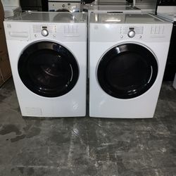 Washer And Dryer Electric Kenmore Good Condition 90 Days Warranty Lavadora Y Secadora Electrica Kenmore Buenas Condiciones 90 Dias De Garantia 
