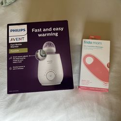 Philips Avent Bottle Warmer + Frida Lactation Massager