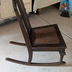 Antique Kids Rocking Chair