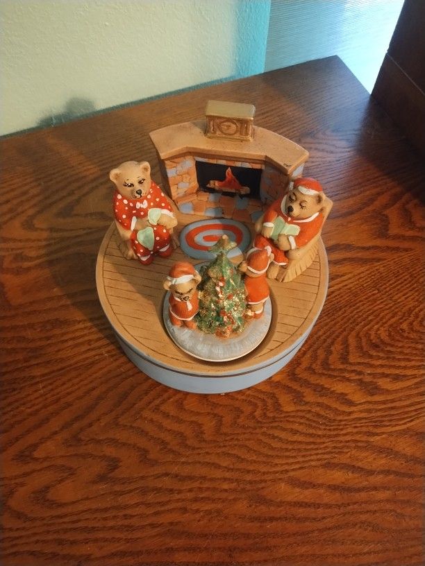 Porcelain Christmas Music Box