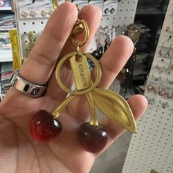 COACH Cherry Bag Charm DDUUPPEE