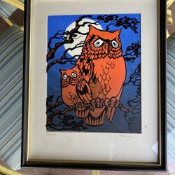 Signed R  C Lovelace Colorful Print (#5 Of 100)