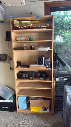 10 shelf bookcase set of two