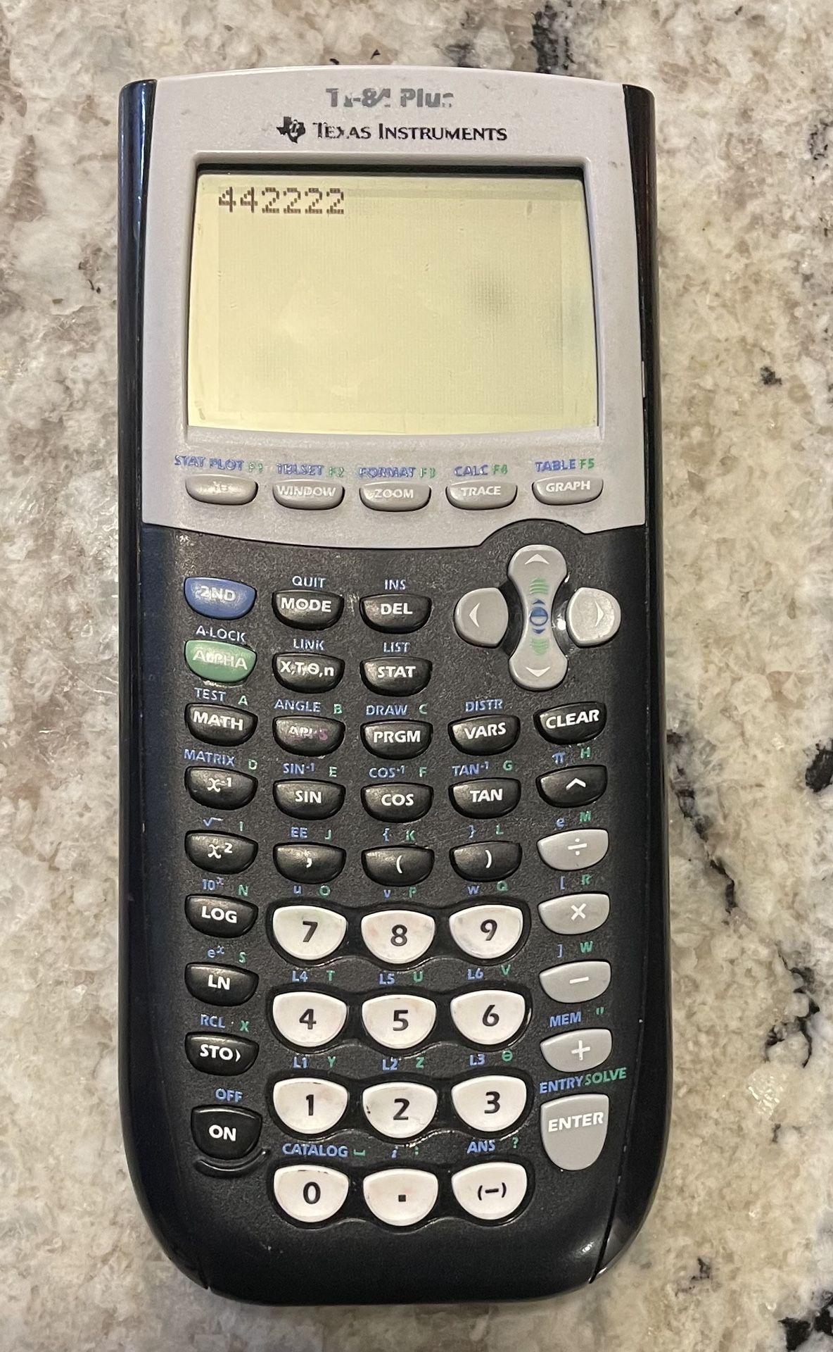 Texas Instruments TI-84 Plus Calculator Black With Cover