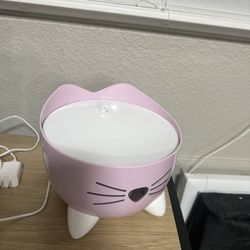 Pink Cat Water Fountain