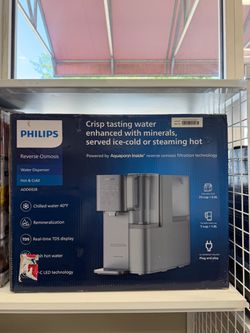Philips Reverse Osmosis Countertop Water Dispenser ADD6928DG/37 - Hot & Cold, 6-Stage Filtration, UV-C & TDS Monitor