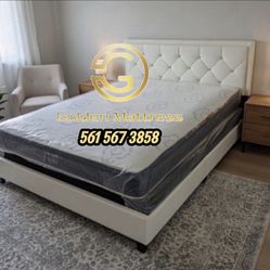Queen Mattress Set – Medium – Brand New – Bedframe Not Included