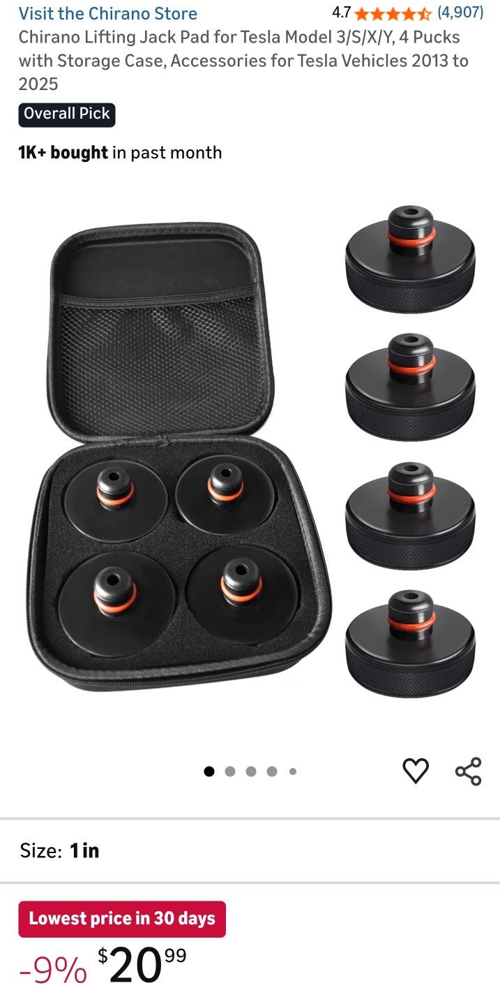 2023 Tesla Model 3 Jack Pads