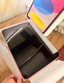 Apple iPad in Pink Box