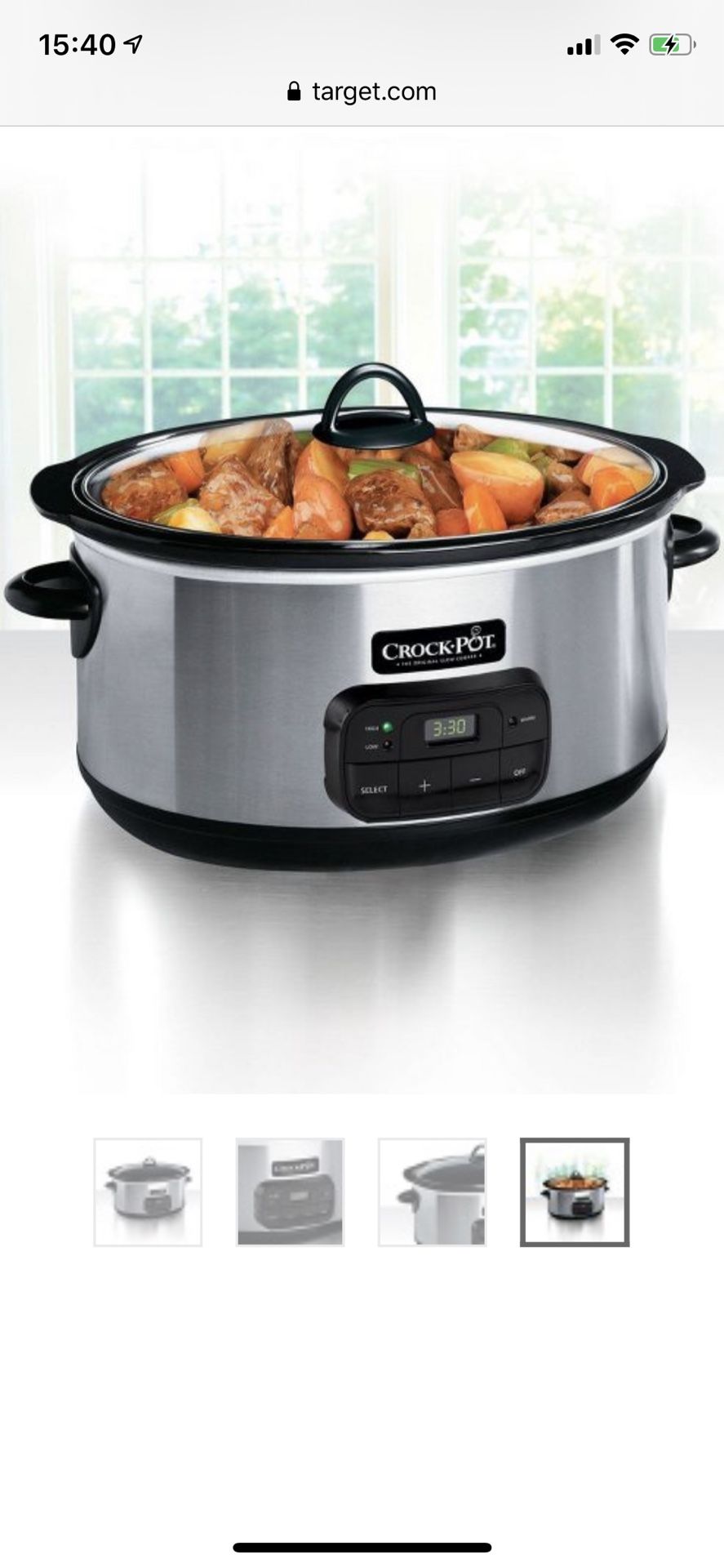 Crock pot - the original slow cooker. In a very good condition. Used just ones.