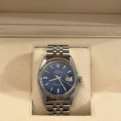 Rolex Datejust 1601 36mm Oyster Perpetual Blue Dial Jubilee Bracelet