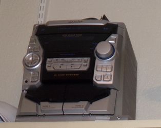 Sharp Stereo - Speaker - CD & Cassette Tape