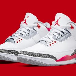 Jordan 3 Retro 🔥Fire Red