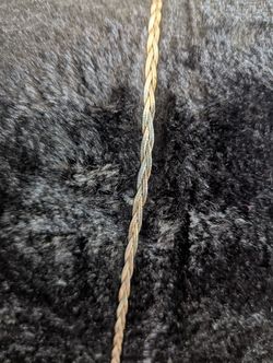 925 Silver Necklace Braided  16"