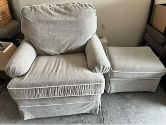 Chair and ottoman