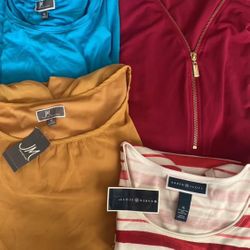 Lot Of 4 XL Blouses 