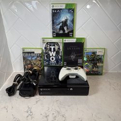 Xbox 360 E 500 GB w/  Games, Controller + All Cords