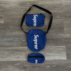 Supreme Bag Set (3) Blue NEW