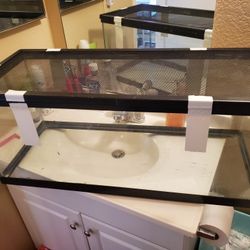 Reptile TANK With Mesh Lid 