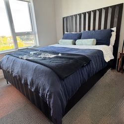  Queen Bed Frame | Headboard & Footboard | Dovetail Aldwell | $1800 New