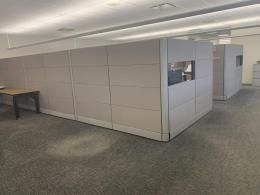 Ethospace 70inT Frosted Glass Custom Size Working Stations/Cubicles