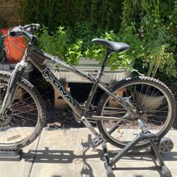 Mountain Bike With Training Stand By  Kona Ford
