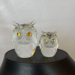 Swarovski Crystal “Woodland Friends” Collection - Set Of Two 
