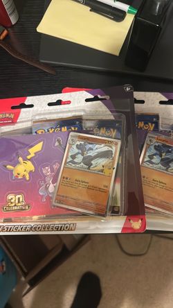 Pokémon 30th Celebration Tech Sticker Collection
