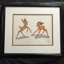 Disney Bambi Serigraph Animation Cel
