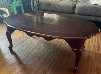 Cherry wood coffee table