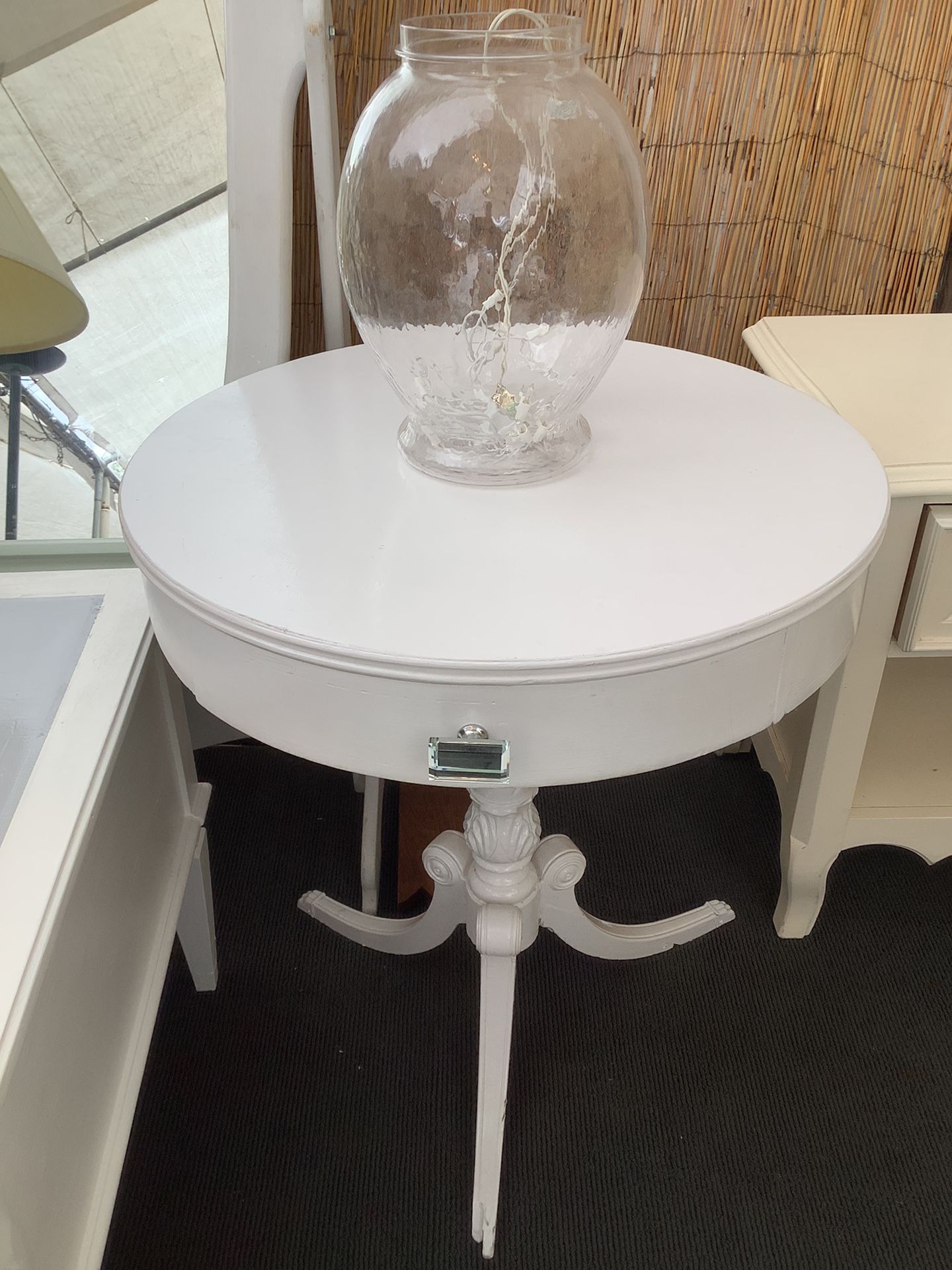 Accent Table Nightstand EndTable Pottery Barn Carrie Pedestal $75 OBO