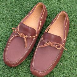 Sperry Gold Cup Harpswell Men's Size 15 Brown Leather Driving Loafer STS10765