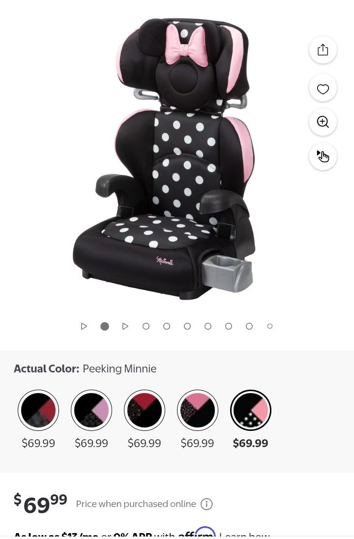 Mini Mouse Booster Seat