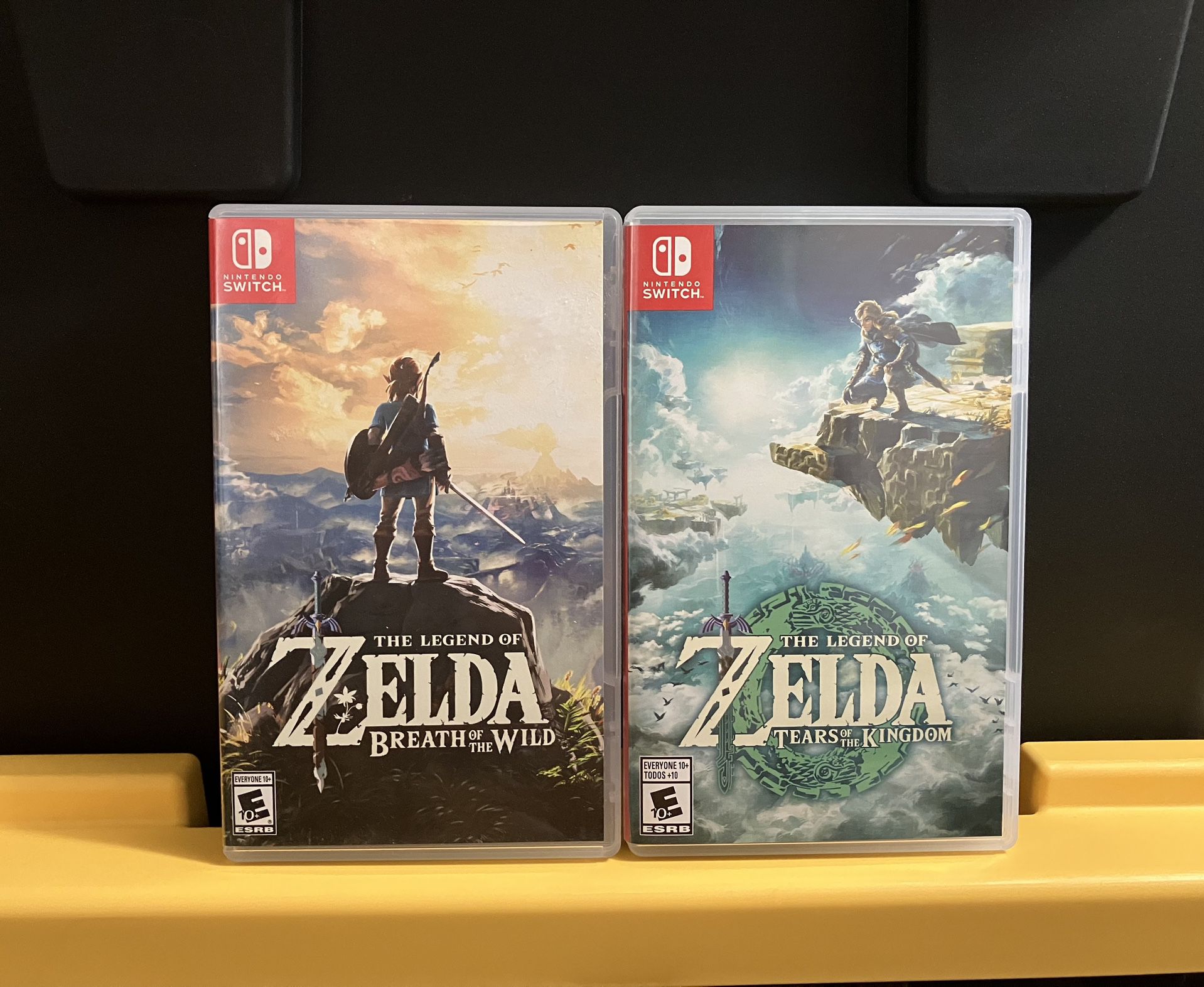 The Legend of Zelda Breath of the Wild and Tears Kingdom for Nintendo Switch system lite Oled BotW TOTK 