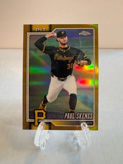 2026 Topps Chrome - Paul Skenes #150 🔥True🔥 Gold Refractor /50