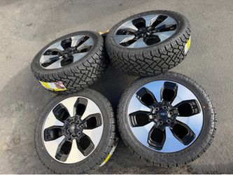 2026 Ford F-150 F150 22" OEM Rims Wheels & NEW Tires Lincoln Navigator Expedition Lightning Stealth King Ranch Platinum