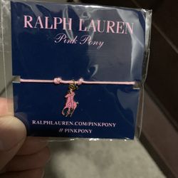Pink pony bracelet